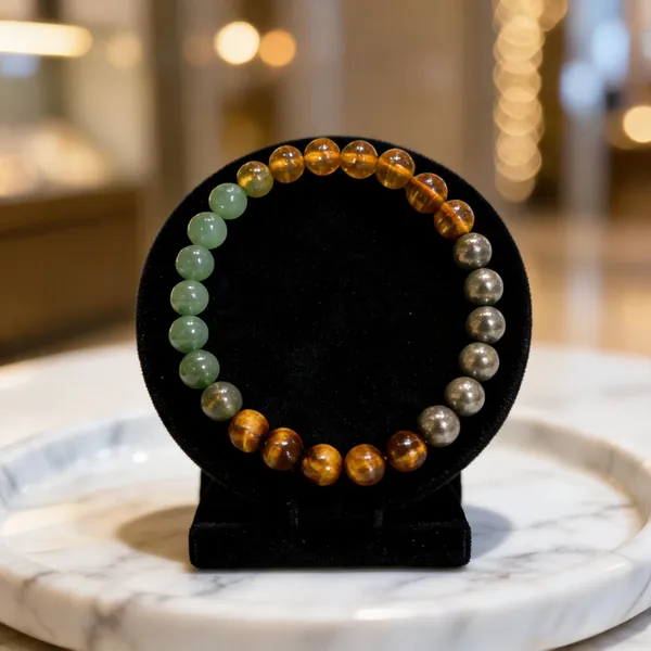 Multicolor_Crystal_Beads_Om_Bracelet_For_Men_&_Women