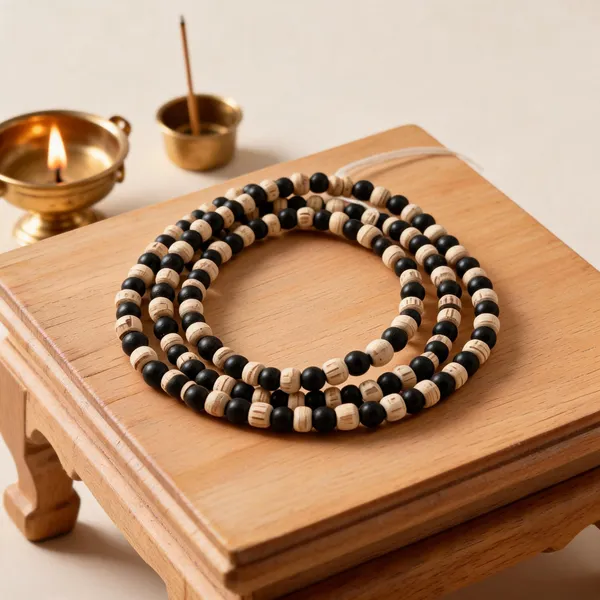 Malawale_Black_Natural_Wood_Tulsi_Karungali_Mala