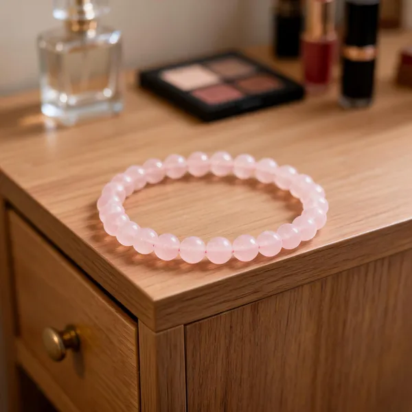 Pink_Rose_Quartz_Crystal_Beads_Bracelet_For_Women