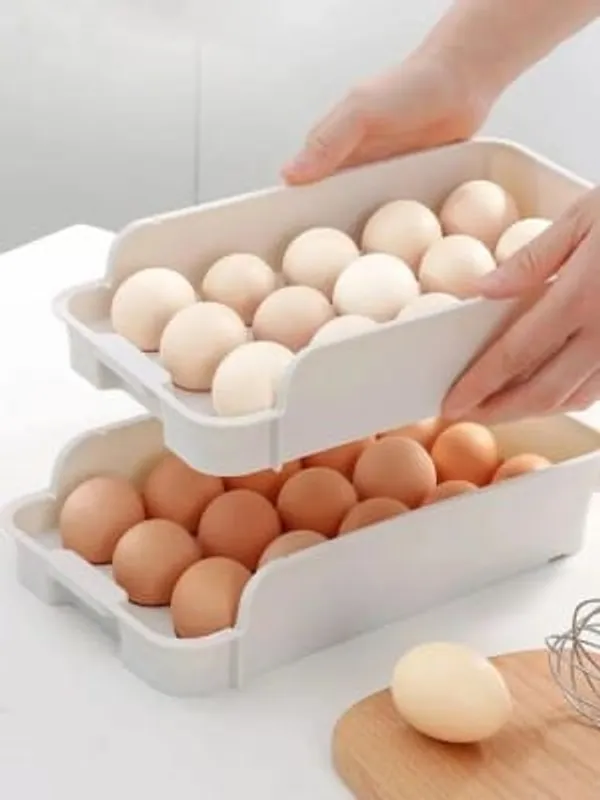 Plastic_Stackable_Egg_Storage_Tray