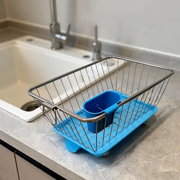 Metal_Kitchen_Dish_Drying_Rack_With_Cutlery_Holder