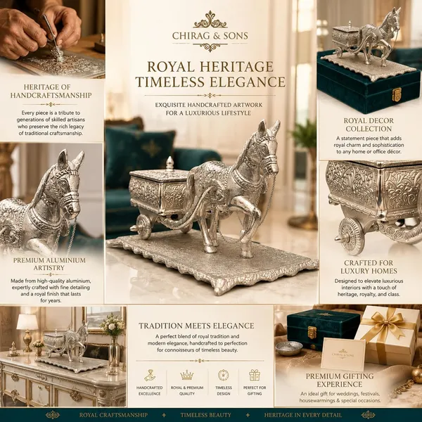 Handcrafted_Silver_Aluminium_Horse_Cart_Showpiece_Royal_Traditional_Indian_Carriage_Idol_For_Home_Decor_Office_Table_Festive_Gifting_Living_Room_Decoration