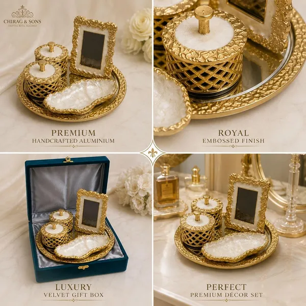 Premium_Aluminium_Decorative_Vanity_Set_With_Tray_Mirror_And_Storage_Containers_Collection_For_Home_Decor_Organization