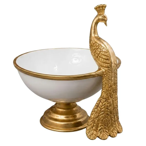 Premium_Aluminium_Decorative_Bowl_With_Peacock_Accent_Tabletop_Display_Piece_Home_Decor_Collection