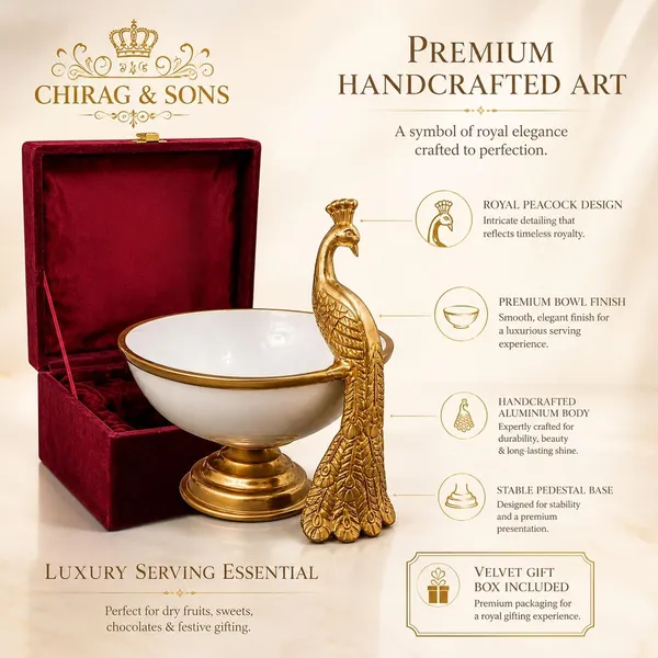 Premium_Aluminium_Decorative_Bowl_With_Peacock_Accent_Tabletop_Display_Piece_Home_Decor_Collection