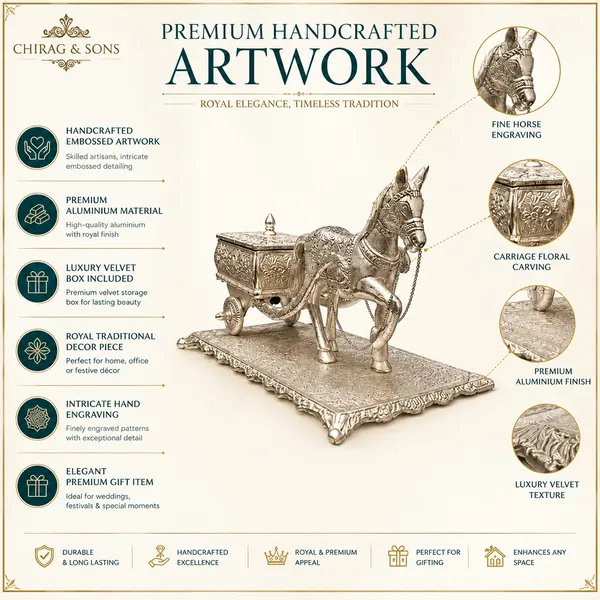 Handcrafted_Silver_Aluminium_Horse_Cart_Showpiece_Royal_Traditional_Indian_Carriage_Idol_For_Home_Decor_Office_Table_Festive_Gifting_Living_Room_Decoration