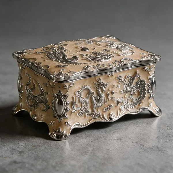 Antique_Finish_Embossed_Dragon_Metal_Cigarette_Case