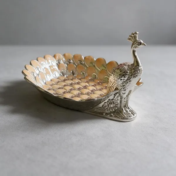 Metal_Peacock_Design_Decorative_Serving_Tray