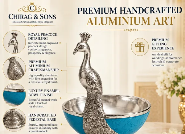 Aluminium_Decorative_Peacock_Bowl_With_Velvet_Gift_Box_Handcrafted_Serving_Bowl_Blue_Enamel_Finish_Home_Decor_Gift_Item