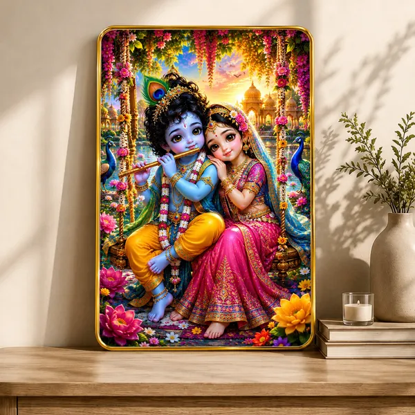 Krishna_Radha_Floral_Religious_Wall_Art