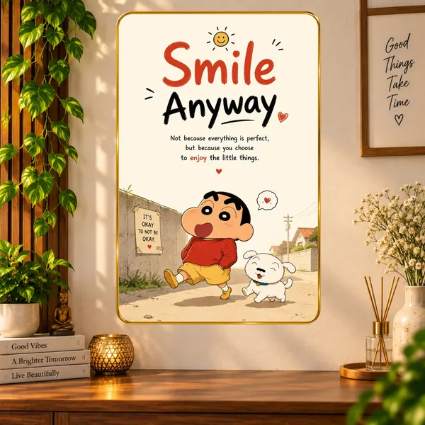 Framed_Motivational_Quote_Cartoon_Wall_Poster