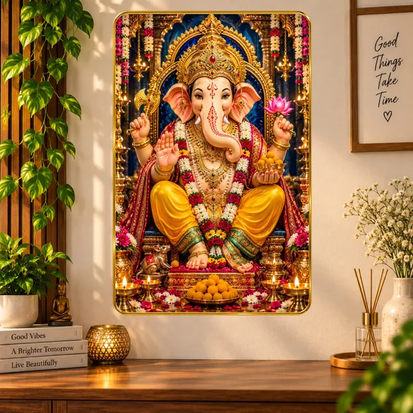 Religious_Ornate_Ganesha_Wall_Art_Panel