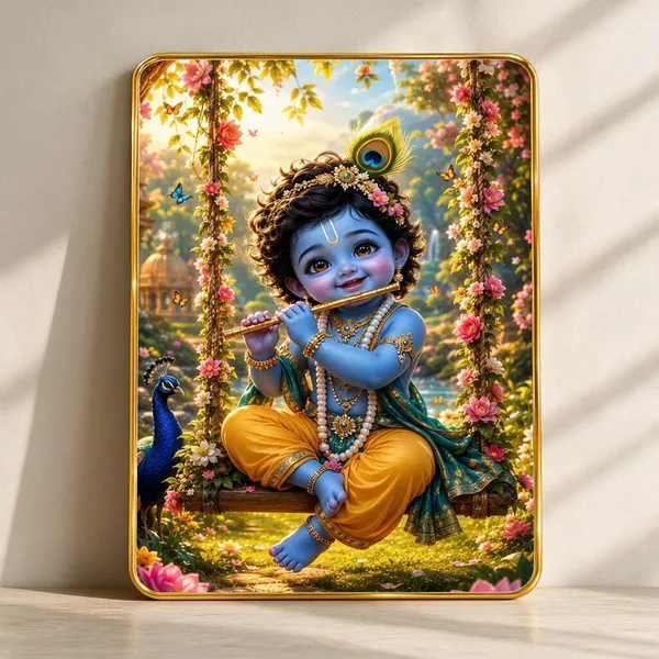 Krishna_Religious_Scenic_Framed_Artwork