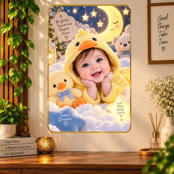 Baby_Moon_And_Clouds_Framed_Wall_Art