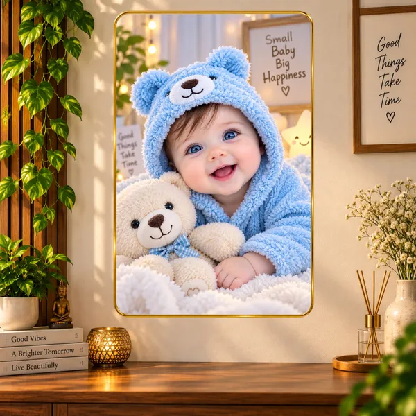 Gold-Tone_Baby_Bear_Framed_Wall_Art