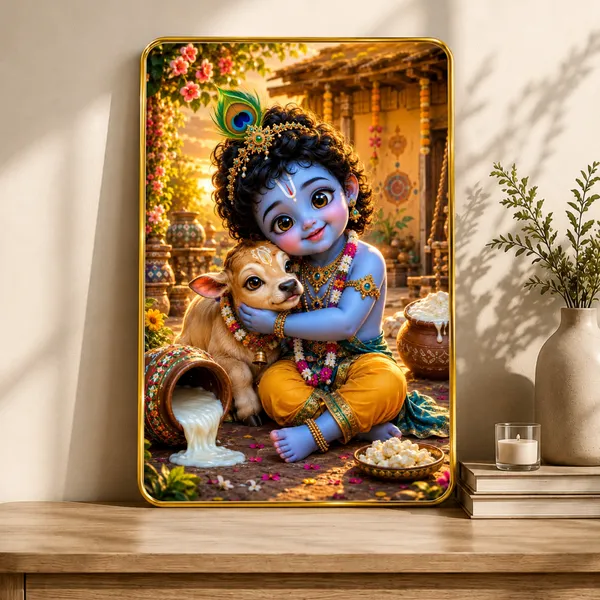 Devotional_Krishna_Cow_Artwork_Wall_Decor