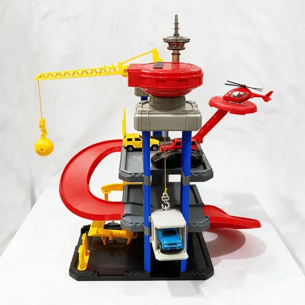 47_Piece_Parking_Lot_Toy_Vehicle_Playset