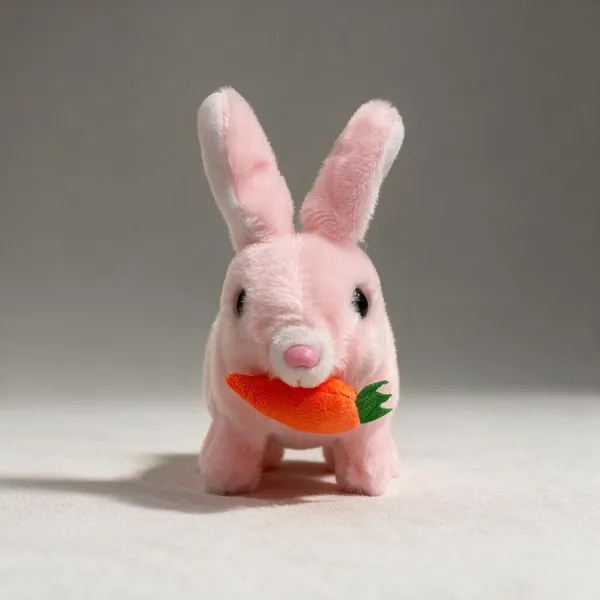 Pink_And_White_Plush_Rabbit_Soft_Toy