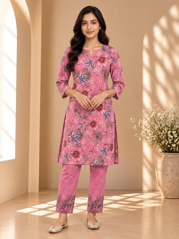 Pink_Cotton_Hakoba_Cord_Set_Fabric_For_Women_Unstitched