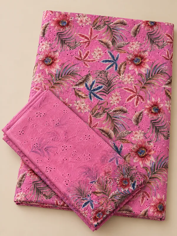 Pink_Cotton_Hakoba_Cord_Set_Fabric_For_Women_Unstitched
