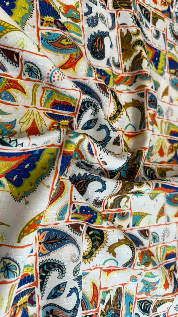 Multicolor_Paisley_Printed_Short_Kurti_Fabric_Unstitched