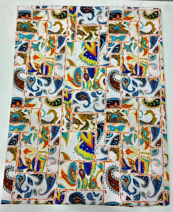 Multicolor_Paisley_Printed_Short_Kurti_Fabric_Unstitched