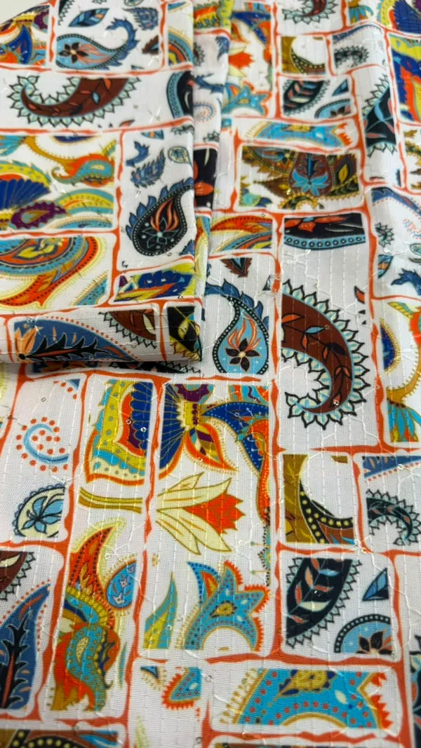 Multicolor_Paisley_Printed_Short_Kurti_Fabric_Unstitched