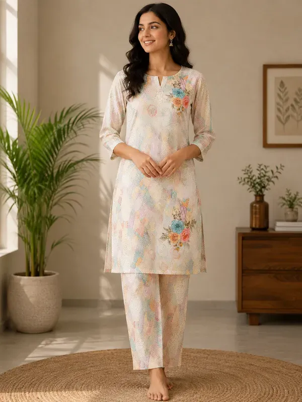 White_Premium_Satin_Georgette_Kurtis_Fabric_For_Women_Unstitched