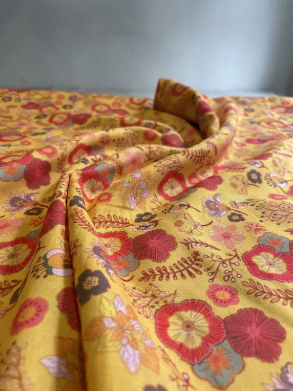 Yellow_Soft_Muslin_Short_Kurti_Fabric_For_Women_Unstitched