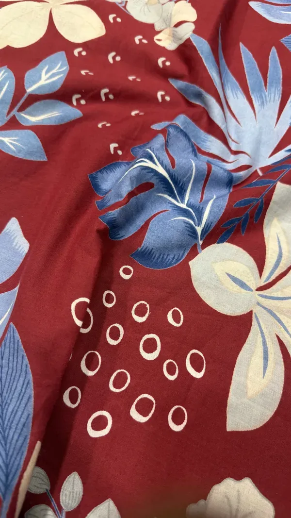 Red_Mull_Cotton_Short_Kurti_Fabric_For_Women_Unstitched