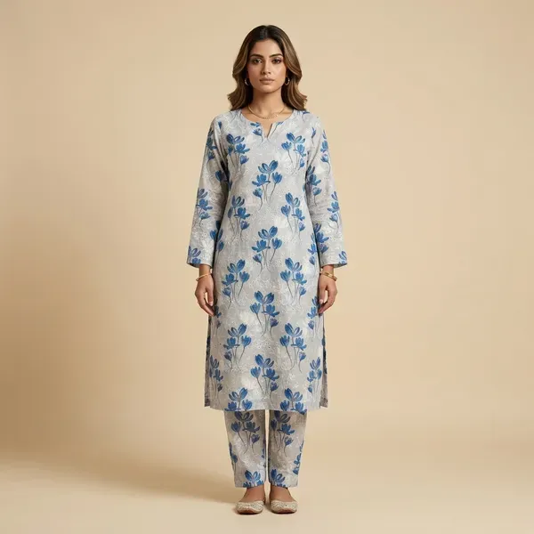 Grey_And_Blue_Cotton_Hakoba_Cord_Set_Fabric_For_Women_Unstitched