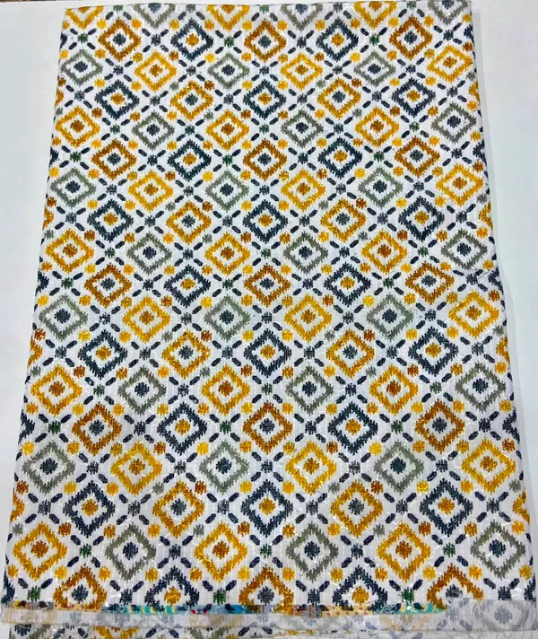 Mustard_Grey_Geometric_Printed_Short_Kurti_Fabric_For_Women_Unstitched