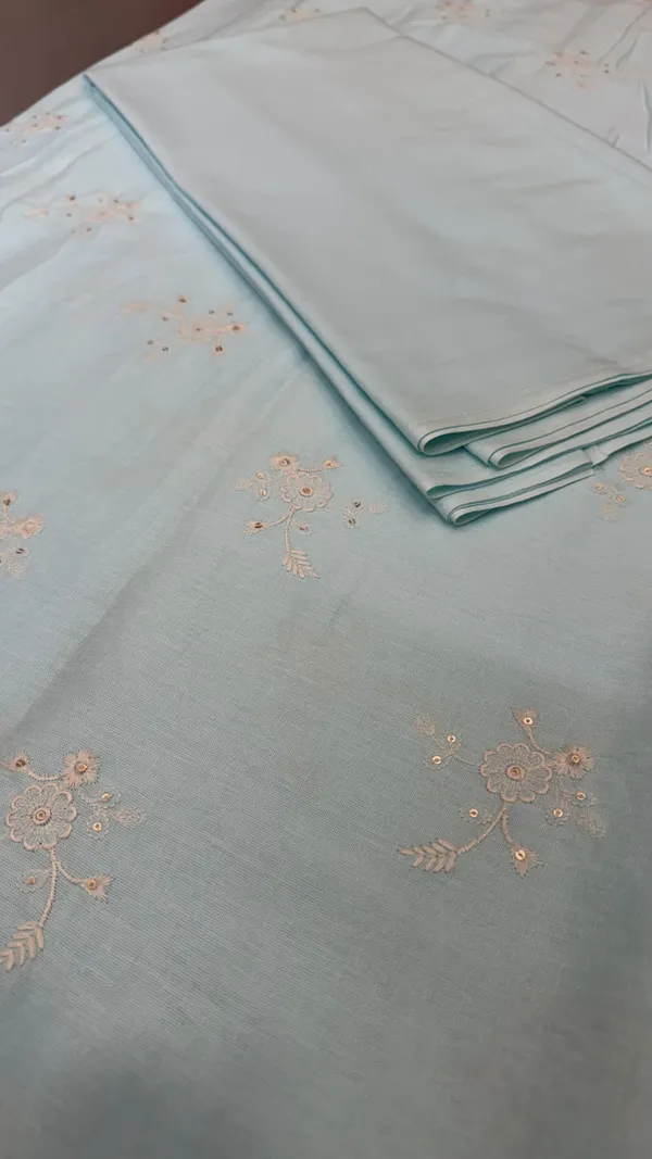 Pastel_Blue_Khadi_Cotton_Cord_Set_Fabric_For_Women_Unstitched