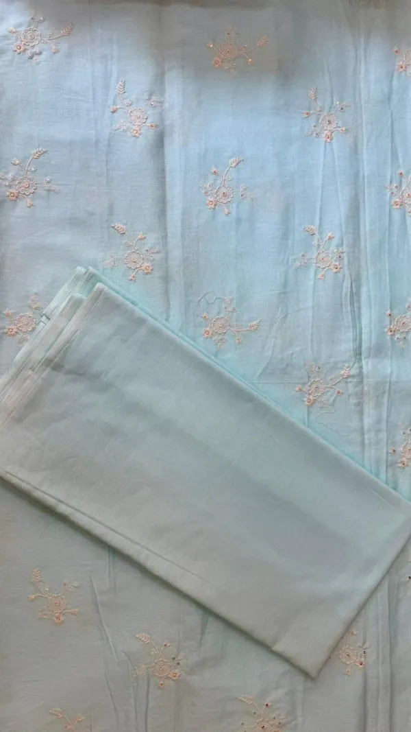 Pastel_Blue_Khadi_Cotton_Cord_Set_Fabric_For_Women_Unstitched