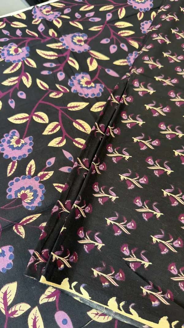 Black_And_Purple_Cotton_Cord_Set_Fabric_For_Women_Unstitched