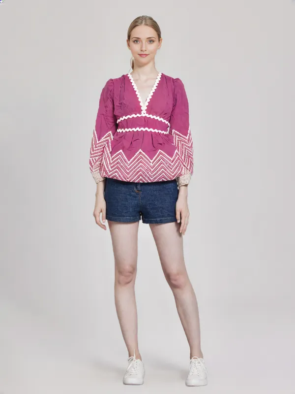 Women_S_Tunic_With_Inner_Hot_Pink