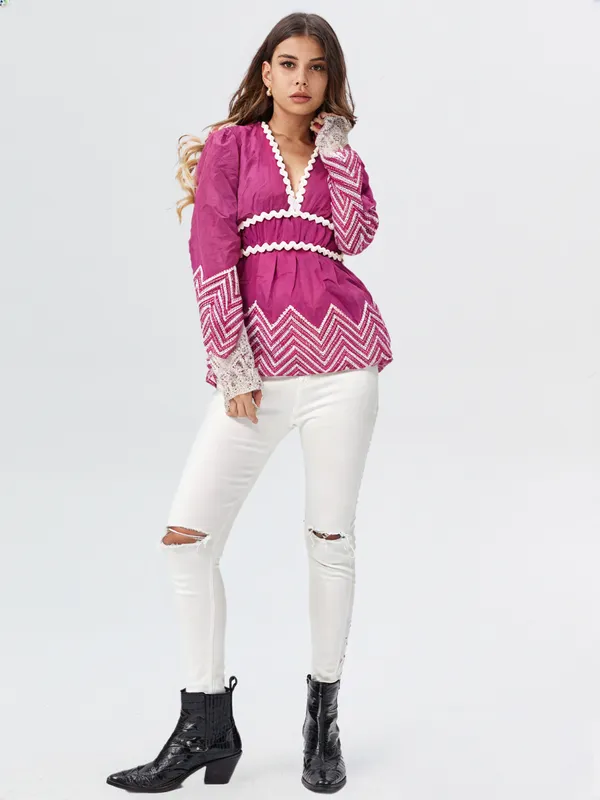 Women_S_Tunic_With_Inner_Hot_Pink