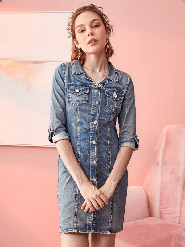 Women_S_Denim_Tunic_Blue