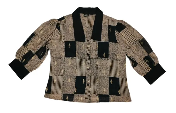 Women_S_Printed_Shirt_Black_Beigi