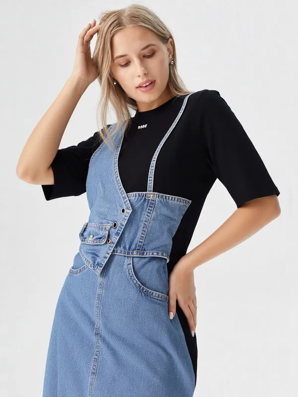 Women_S_Denim_Black_Panel_Tunic_Dress_Denim_Black