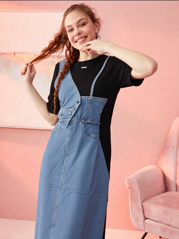 Women_S_Denim_Black_Panel_Tunic_Dress_Denim_Black