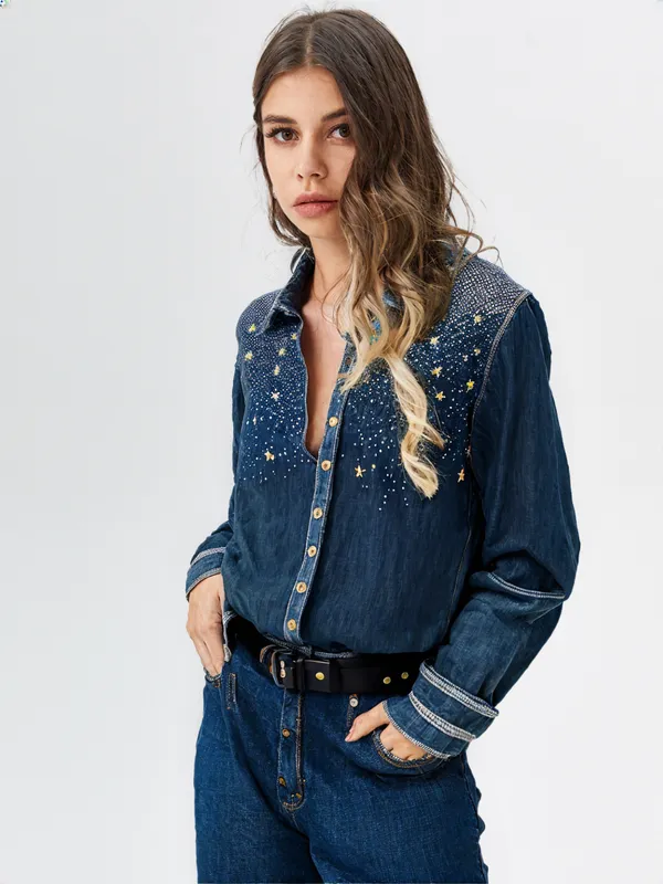Women_S_Denim_Shirt_D_Blue