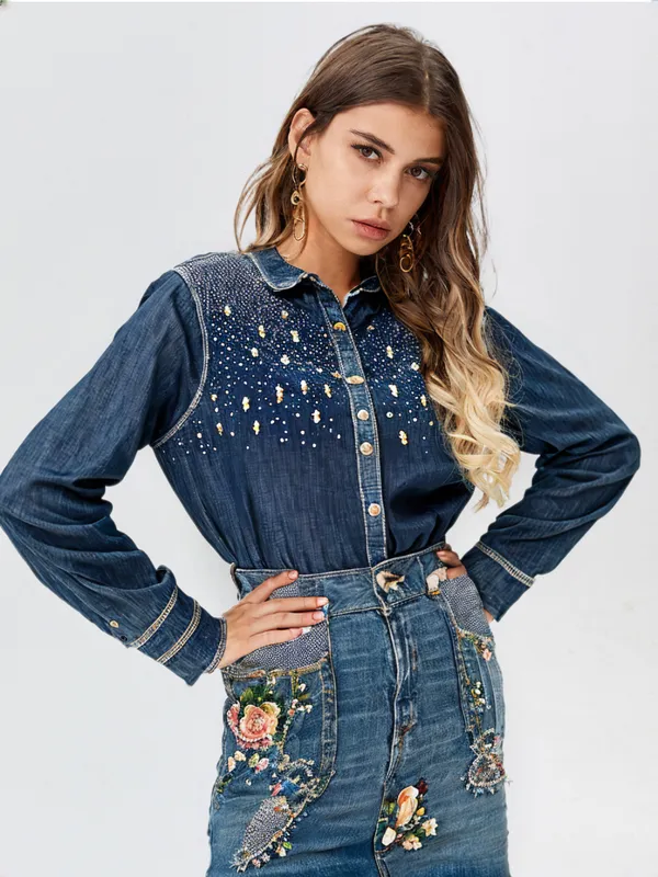 Women_S_Denim_Shirt_D_Blue