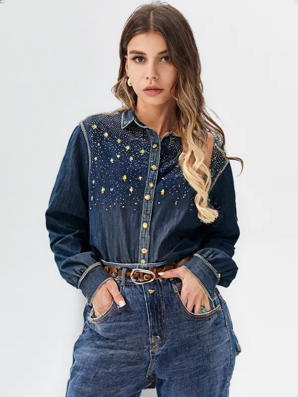 Women_S_Denim_Shirt_D_Blue