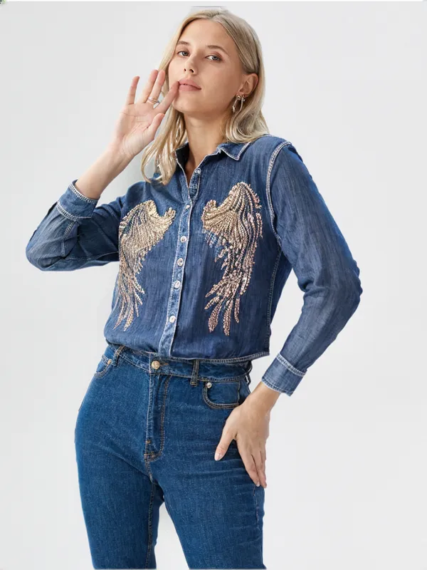 Women_S_Denim_Shirt_D_Blue