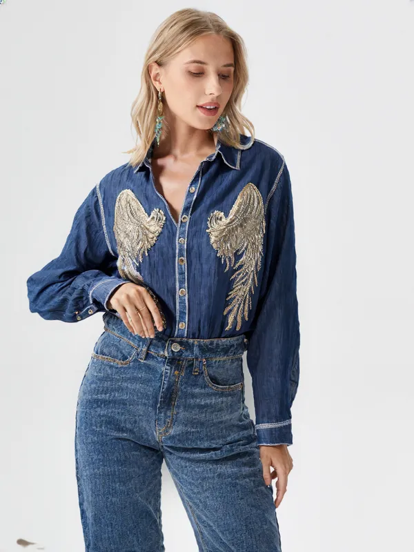Women_S_Denim_Shirt_D_Blue