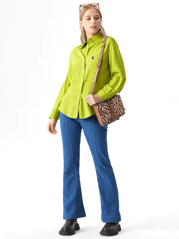 Women_S_Shirt_Parrot_Green