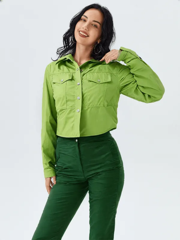 Women_S_Shirt_Parrot_Green