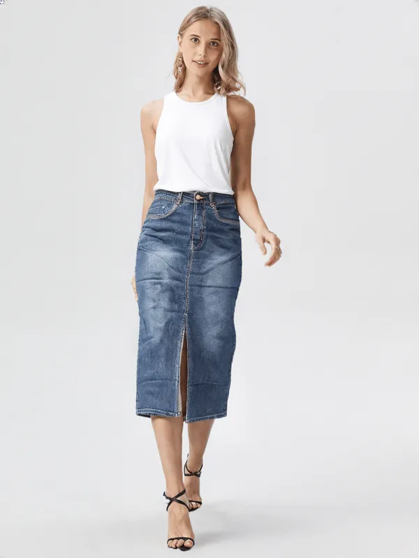 Women_S_Denim_Skirt_Blue