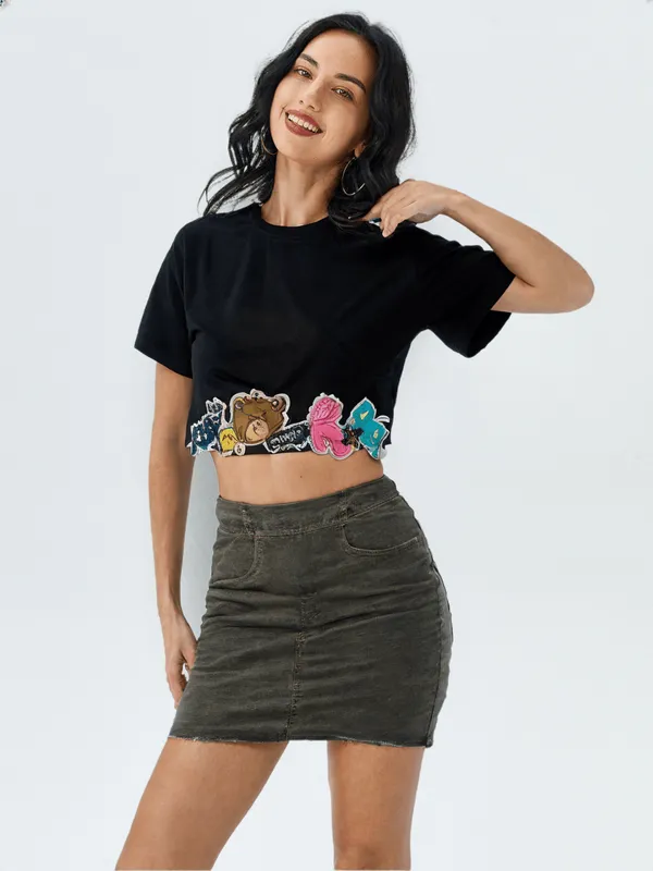 Deal_Women_S_T_Shirt_Black